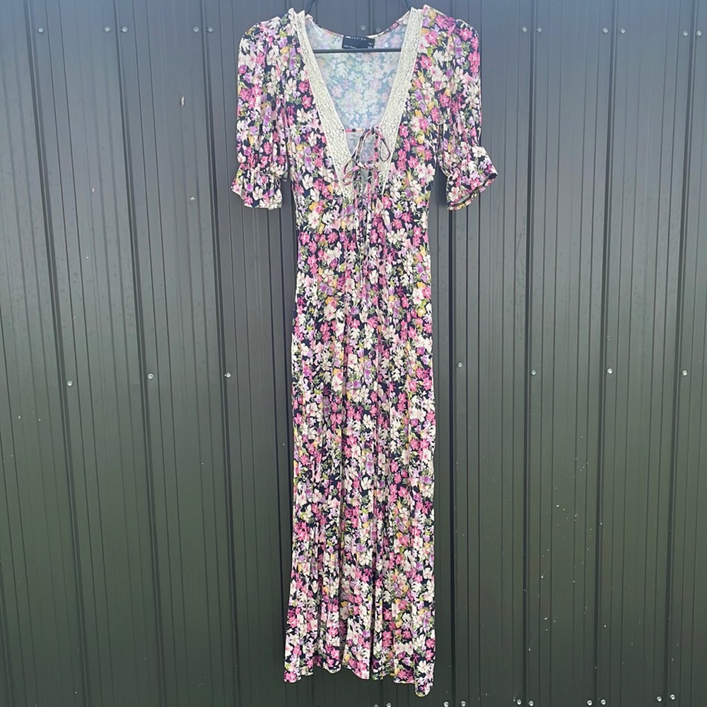 Vintage looking maxi dress